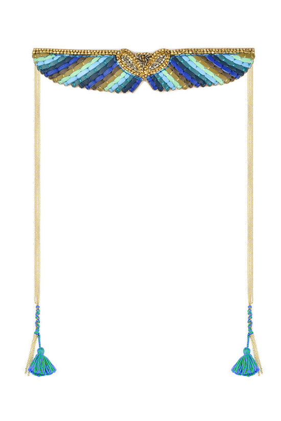 Load image into Gallery viewer, Blue Gradient Angus Necklace
