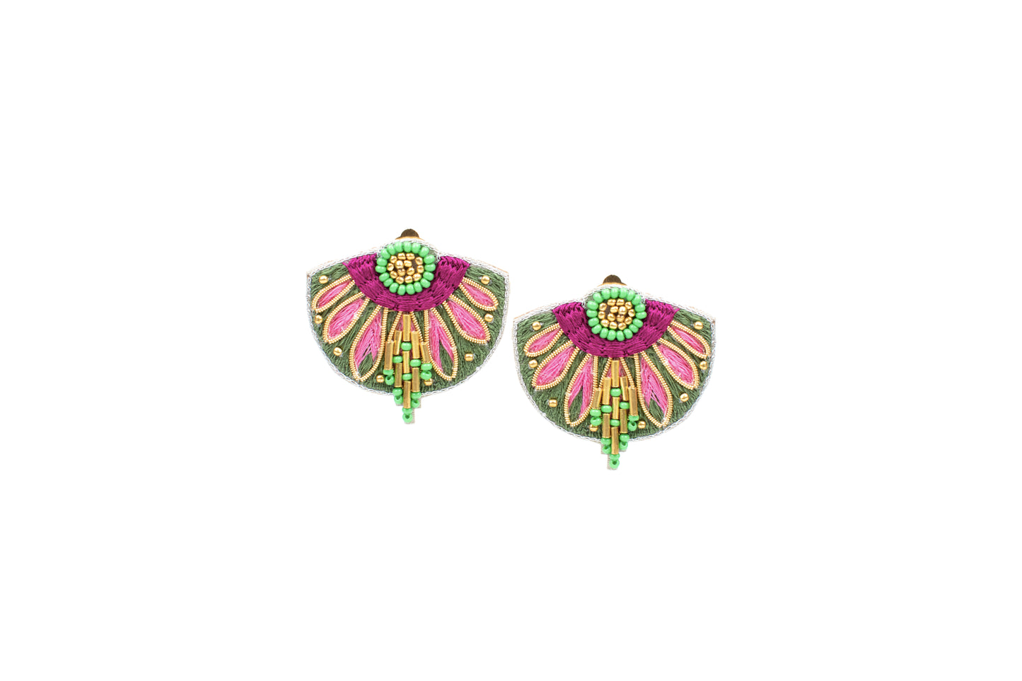 Cactus Apex Clip Earrings