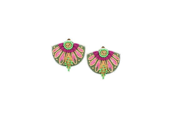 Cactus Apex Clip Earrings