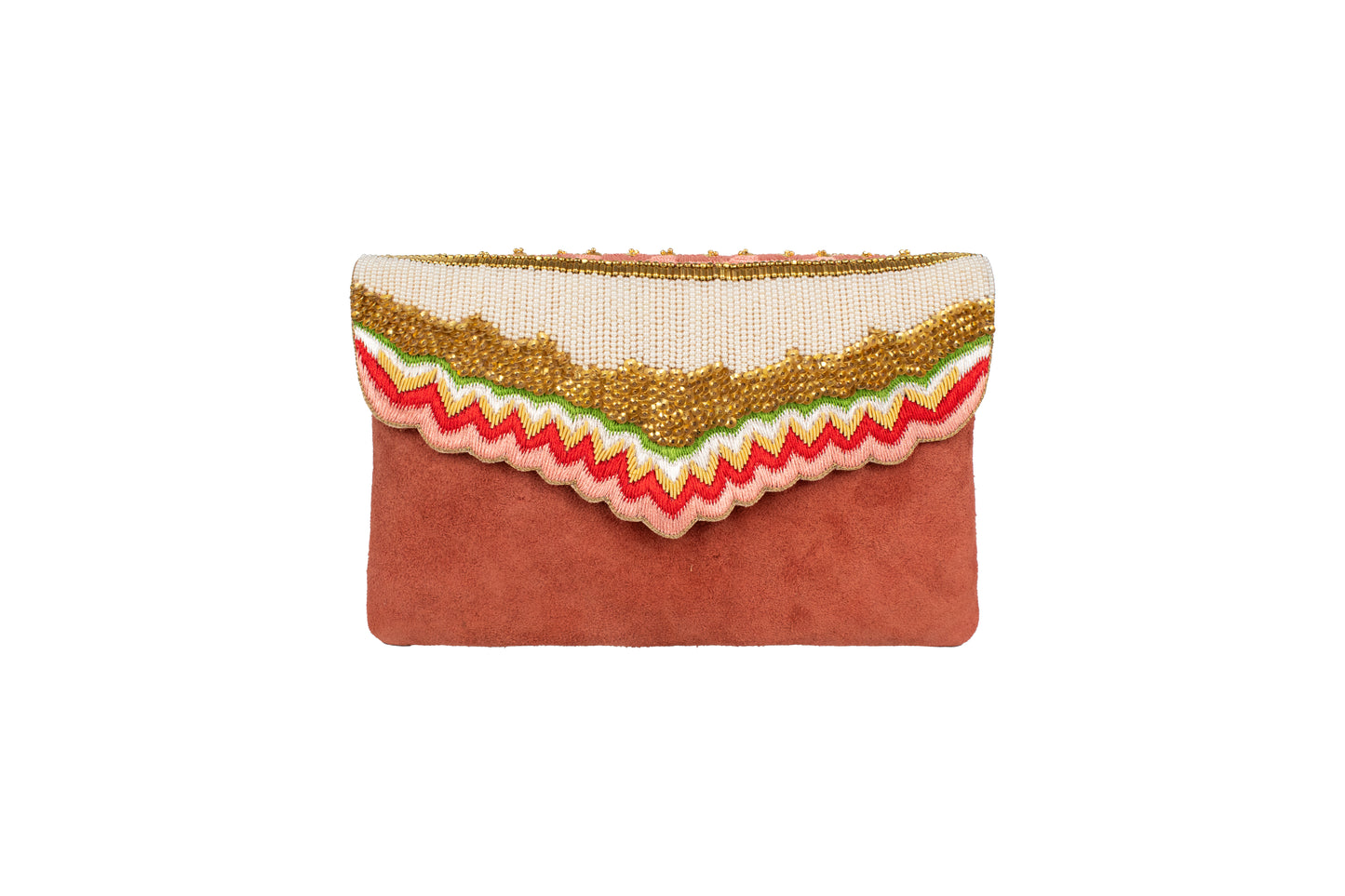 Peach Green Mahes Leather Bag