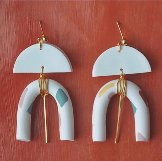 Puerta Terrazo Earrings