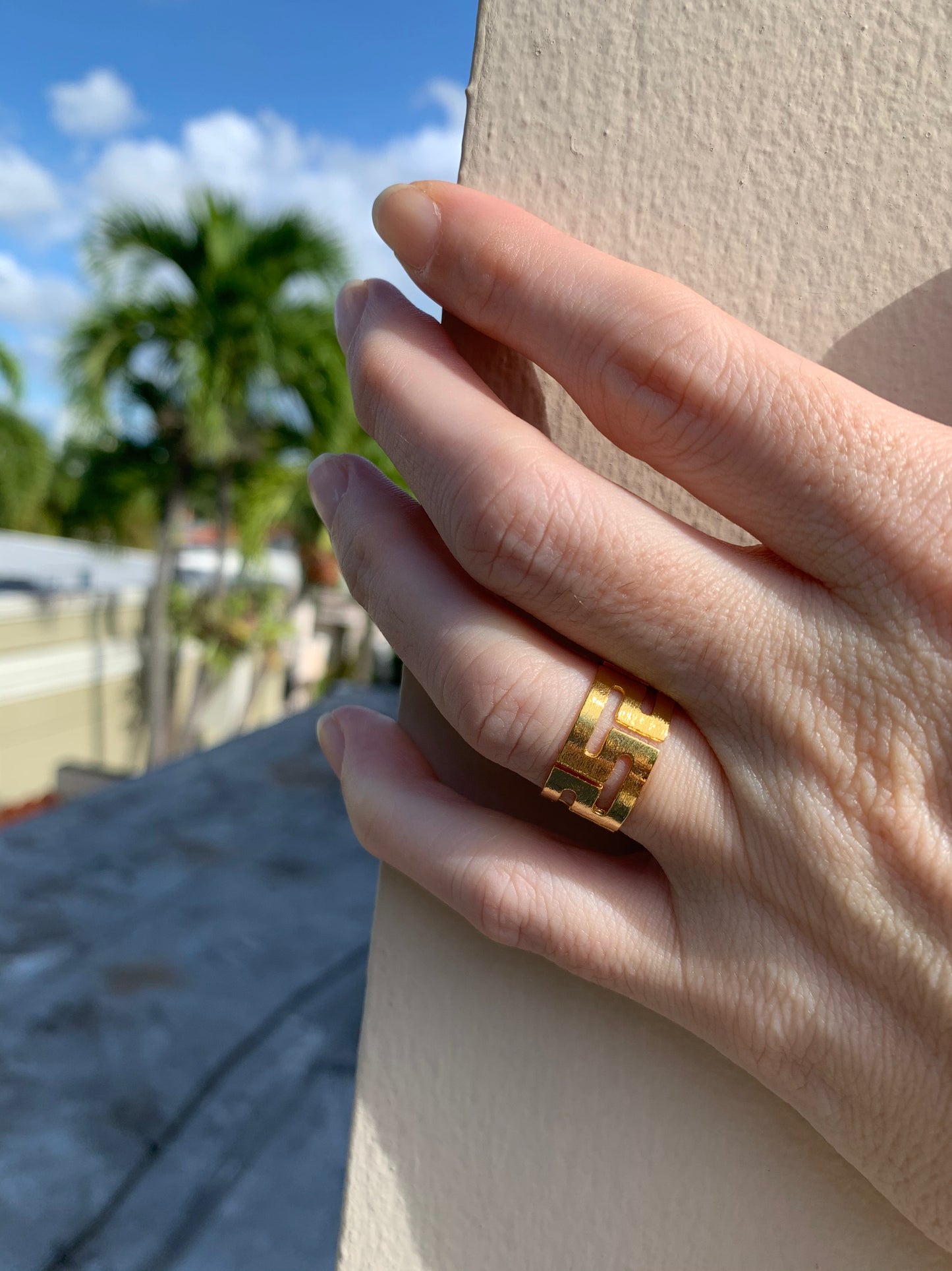Architecture Gold Ring