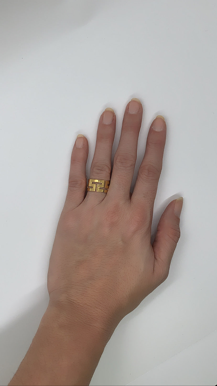 Architecture Gold Ring