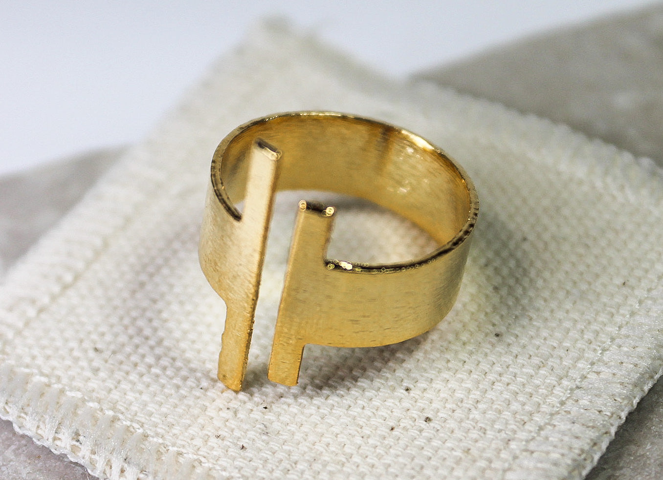 Specchio Gold Ring
