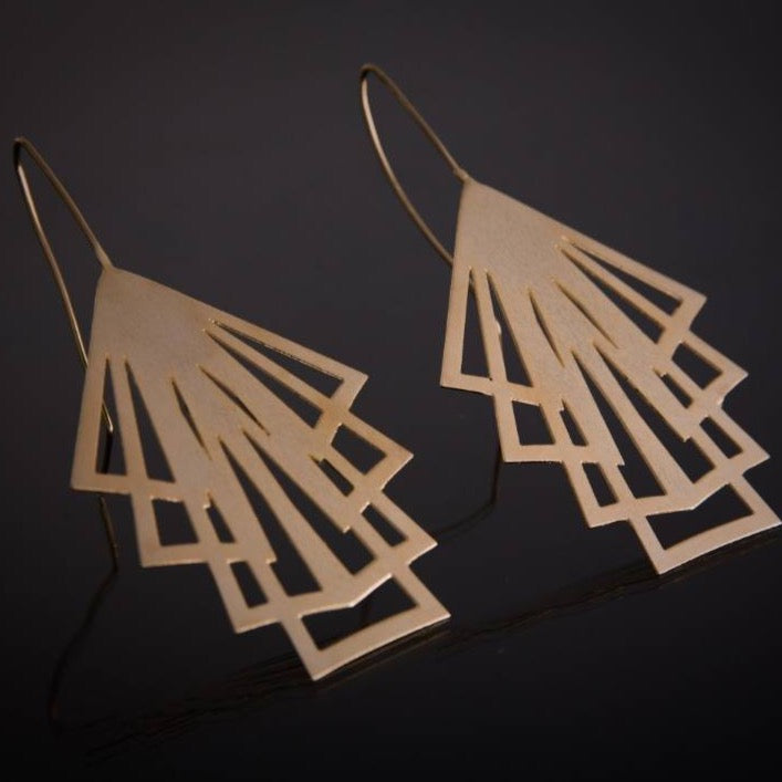 Fan Earrings