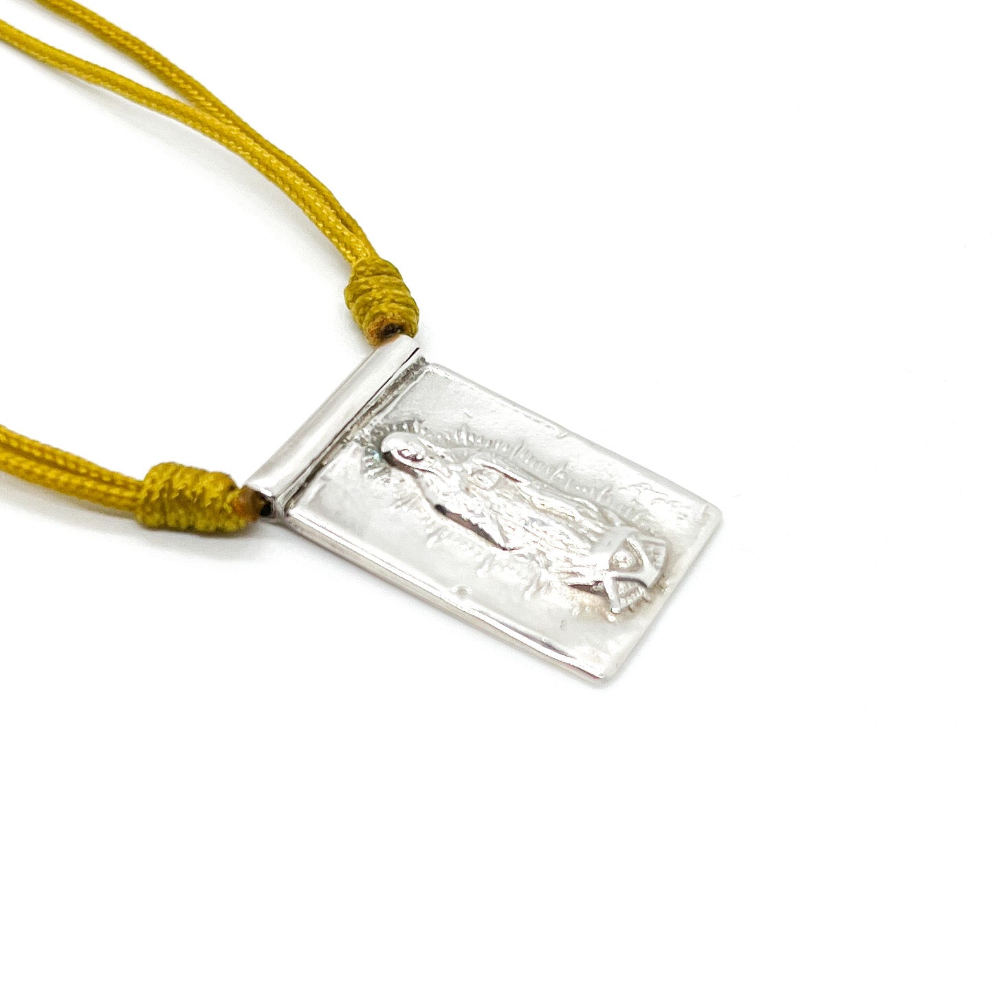 925 Silver Virgen de Guadalupe Scapular