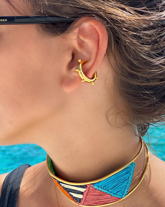 Faro Simple Gold Ear Cuff