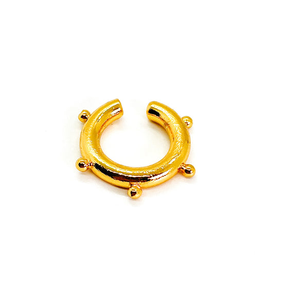 Faro Simple Gold Ear Cuff