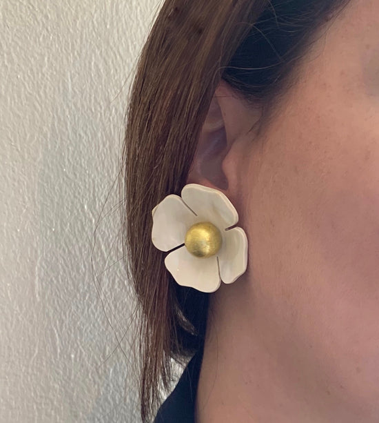 Ho Chi Minh Flower Earrings