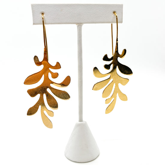 Maria Leaf Earrings