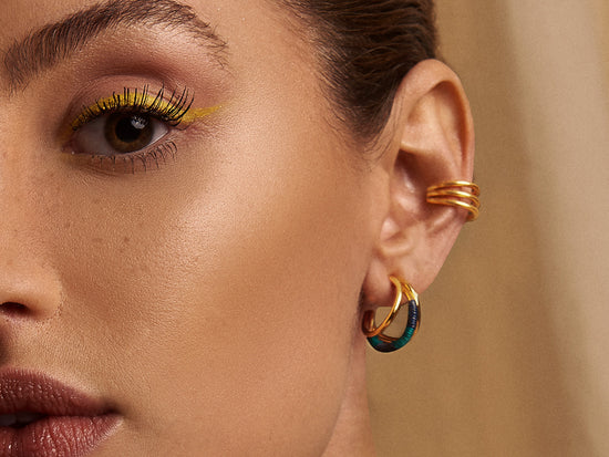Pola Becté Set (3 pieces:  earrings + ring + ear cuff)