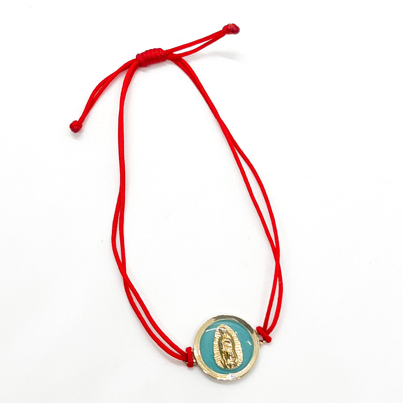14k Gold Virgen de Guadalupe Bracelet