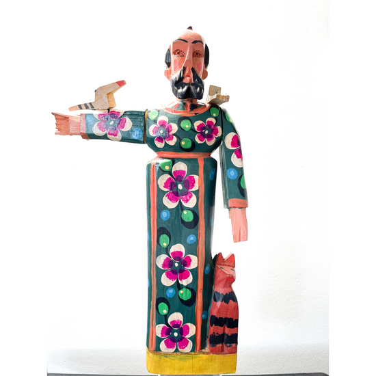 Load image into Gallery viewer, Tall St. Francis of Assisi - Patron Saint of Animals and Environment 15&amp;quot;
