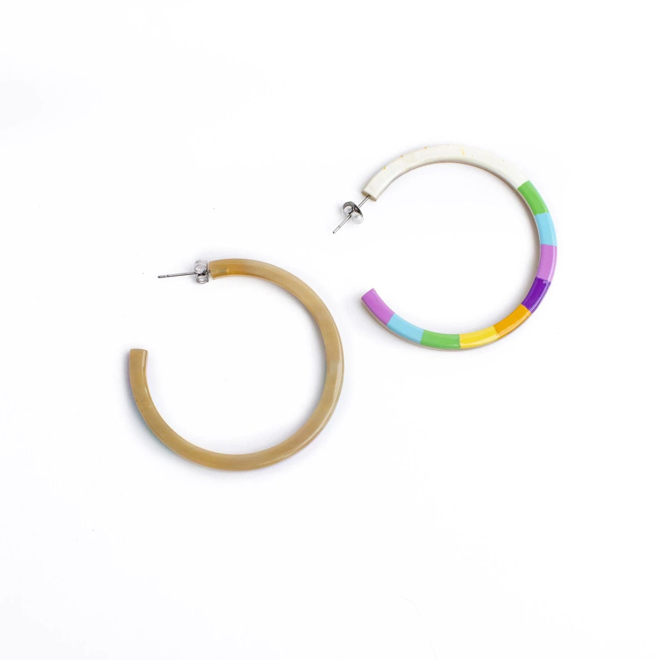 Skinny Rainbow Hoops