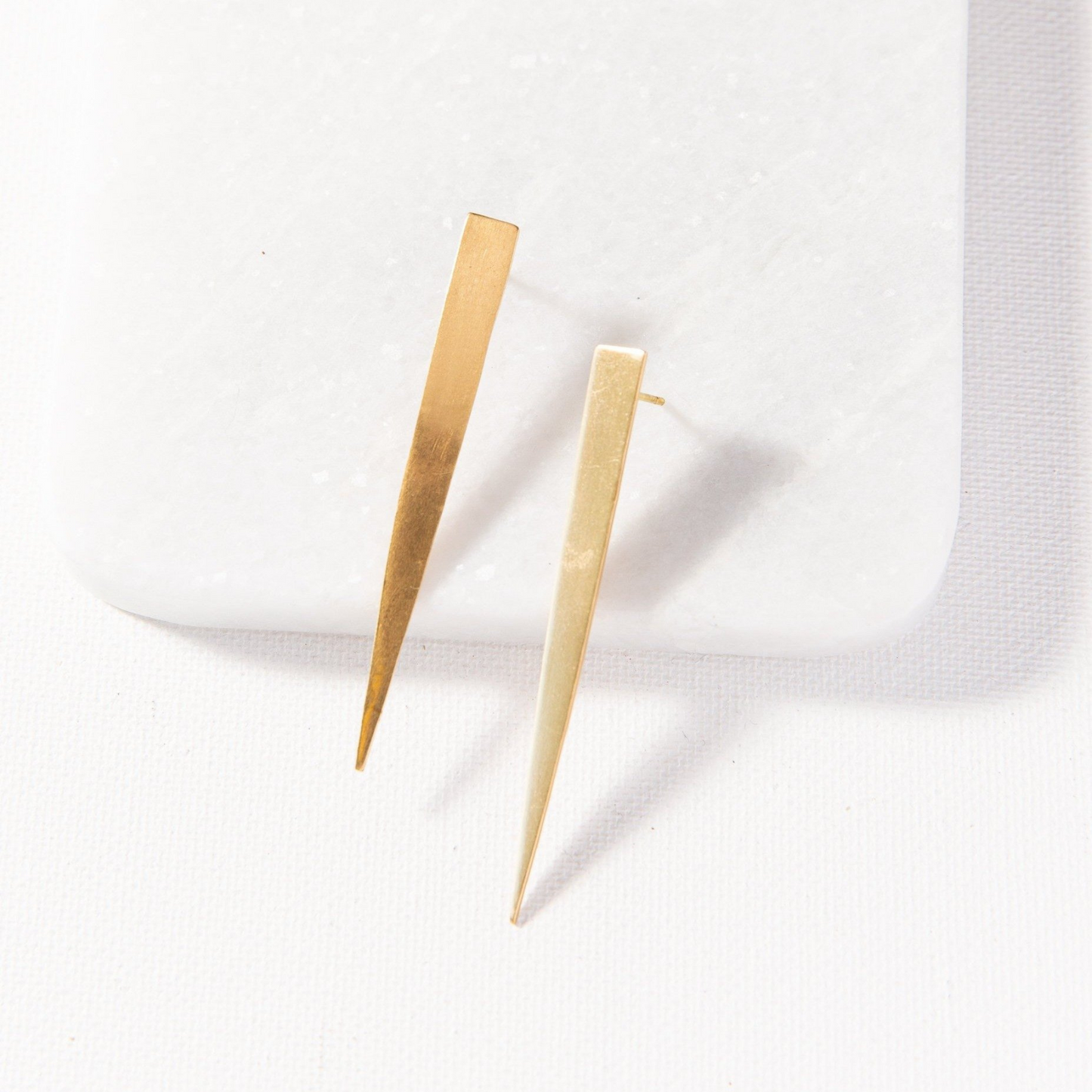 Gwen Spike Gold Earrings