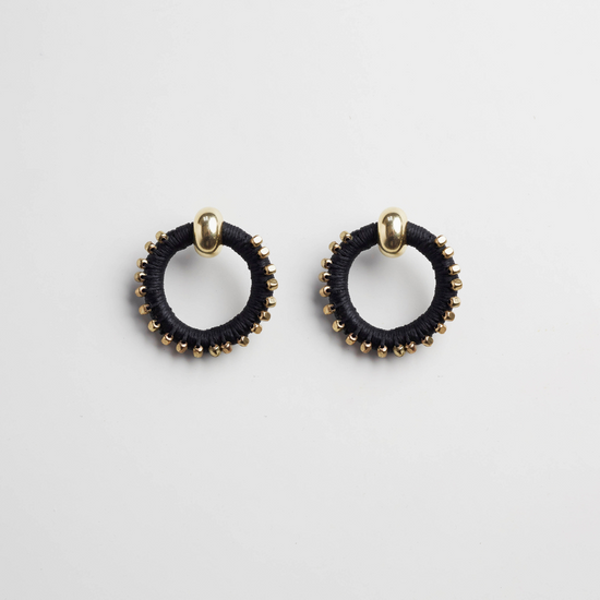 Beaded Full Circle Earrings