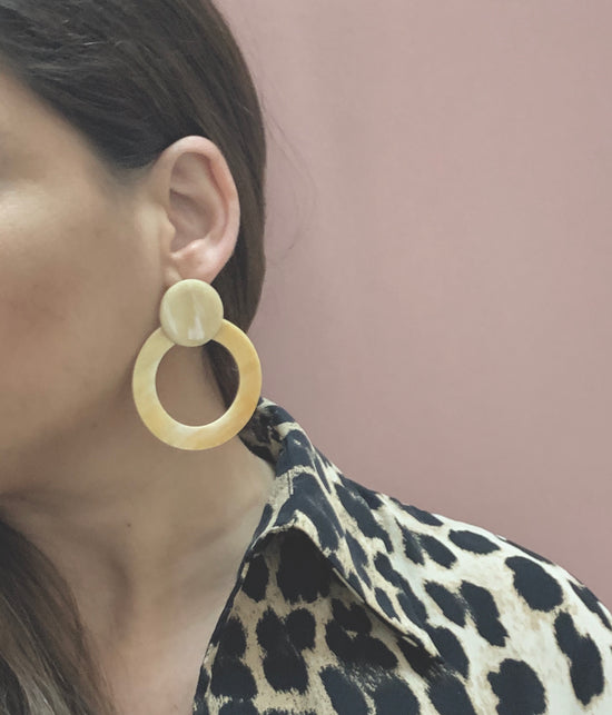 Pleiku Double Circle Earrings