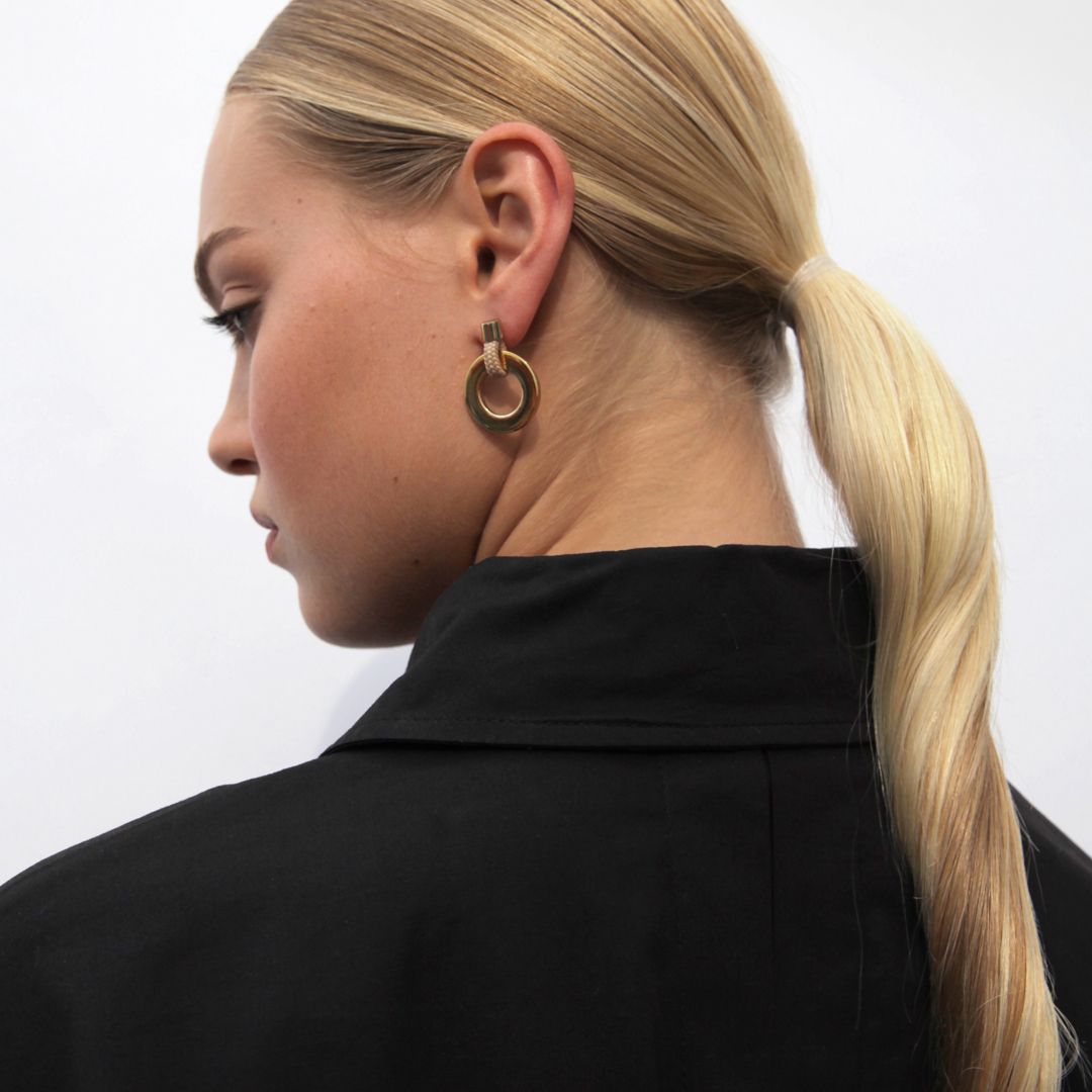 Noor Beige Earrings