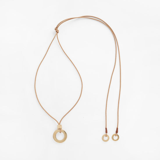 Noor Pendant Honey Necklace