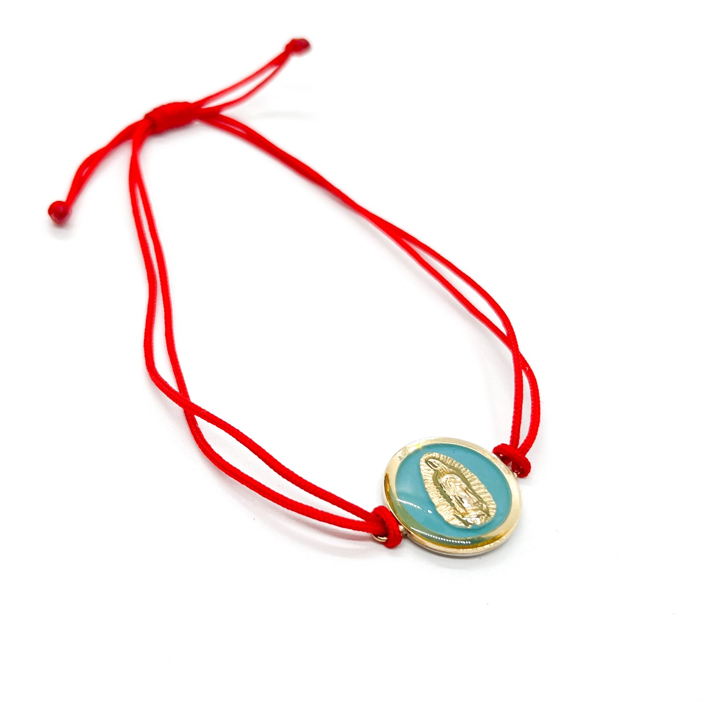 14k Gold Virgen de Guadalupe Bracelet