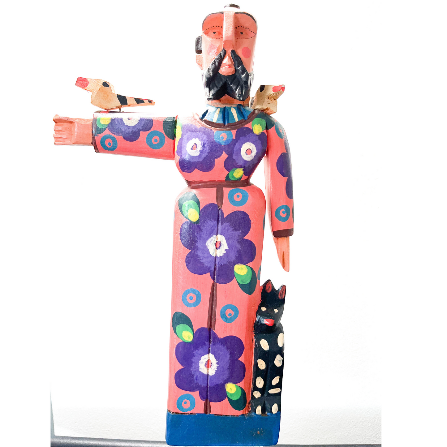 Tall St. Francis of Assisi - Patron Saint of Animals and Environment 15"