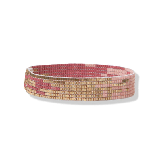 Load image into Gallery viewer, Kiara Terracotta Ombre Small Luxe Stretch Bracelet
